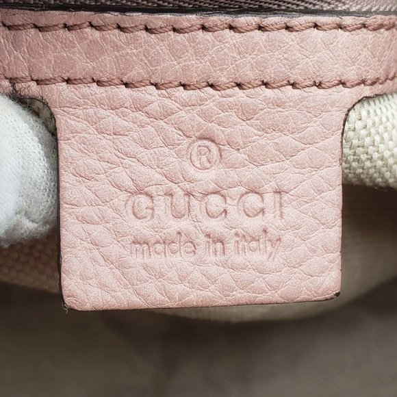 100% Authentic Gucci Soho on Chain Leather Shoulder Bag - Picture 12 of 14